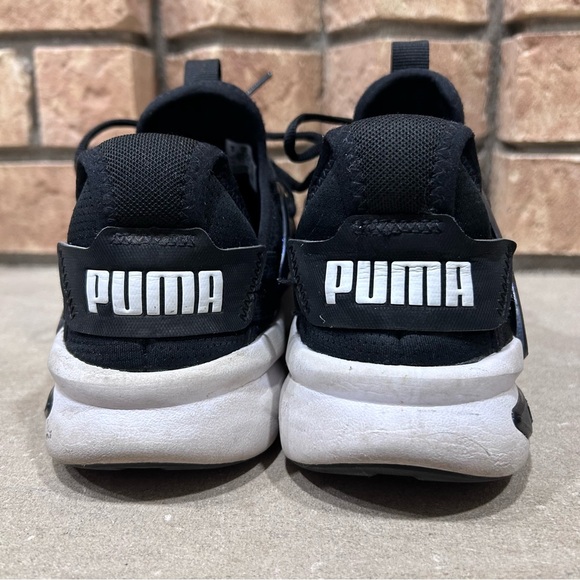 Puma Softride Enzo Nova Shine Running 377917 01 Shoes Black/White Women size 8.5 - Picture 3 of 6